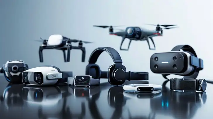 Mixed reality headsets, wearables and autonomous drones